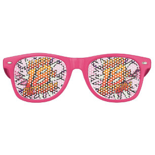 18TH BIRTHDAY Fun Retro Comic Book Pop Art Retro Sunglasses