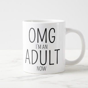 18th Birthday Giant Coffee Mug