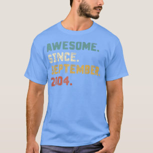 18th Birthday Gift 18 Year Old Awesome Since Septe T-Shirt