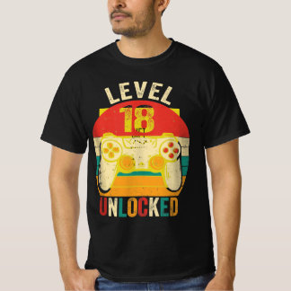 18th Birthday Gift Boys Men 18 Year Old Vintage T-Shirt