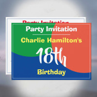 18th Birthday Invitation