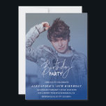 18th birthday invitation Birthday party Photo boy<br><div class="desc">18th birthday invitation Birthday party Photo boy</div>