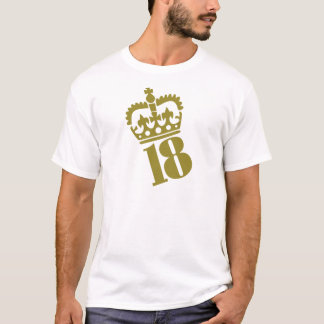 18th Birthday - Number – Eighteen T-Shirt
