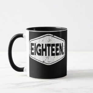 18th Birthday of Boy or Girl 18 years old Mug