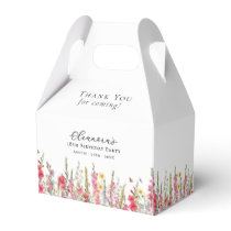 18th Birthday Party August Birth Month Flower Favor Boxes