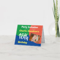 18th Birthday Party Invitation with Photo