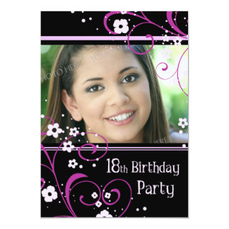 18th birthday party invitations