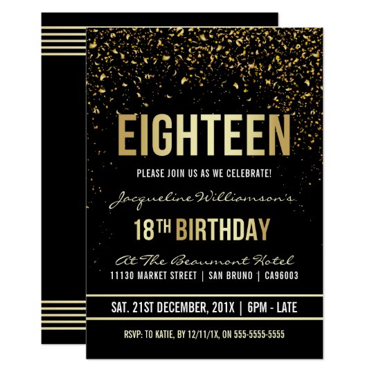 18Th Birthday Invitations For Boys 4