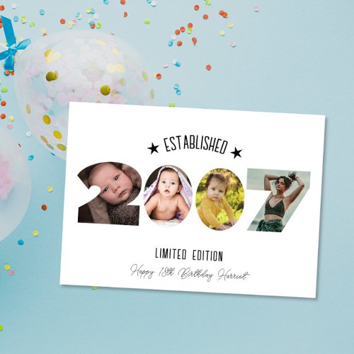 18th birthday Photo Collage established 2007