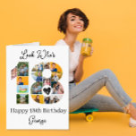 18th Birthday Photo Collage Milestone Keepsake Card<br><div class="desc">18th Birthday Giant Photo Collage Milestone Keepsake Card by The Arty Apples Card | Celebrate this milestone moment with an 18th birthday giant photo collage card by The Arty Apples. Featuring a bold number 18 made from your favorite photos, this editable design is perfect for marking adulthood with memories that...</div>