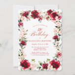 18th Birthday Red Rose Pink Peony Floral Invitation<br><div class="desc">Red roses and blush pink peonies are nestled in dark green leaves on this beautiful and unique birthday invitation. Classic script calligraphy lets your guests know it's a milestone birthday and who the birthday celebrant is. This item is part of the Red Rose Pink Peony collection. It contains the templates...</div>