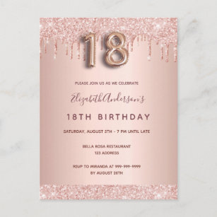 18 Number Balloons Invitations Zazzle