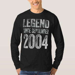 18th Birthday September Born 18 Years Legend Since T-Shirt