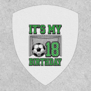 18th Birthday Soccer Vintage Patch