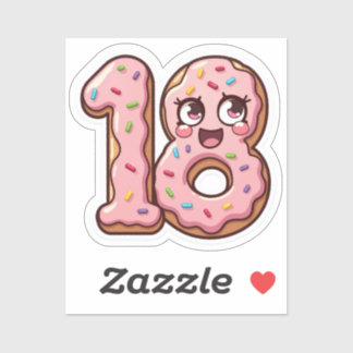 18th Birthday Sticker