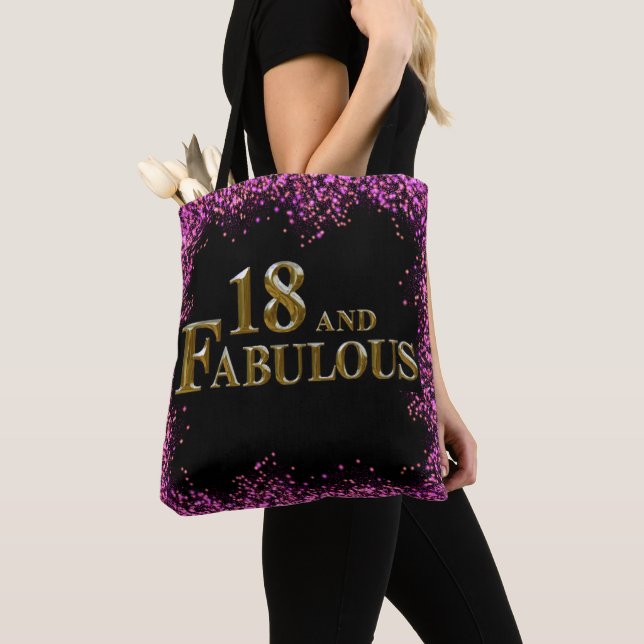 18th Birthday  Tote Bag (Close Up)