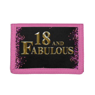 18th Birthday  Trifold Wallet