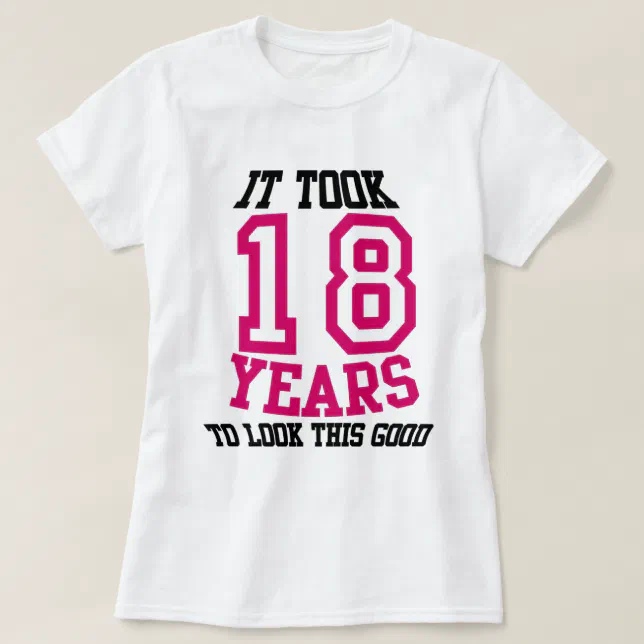 18th Birthday Tshirt Zazzle 