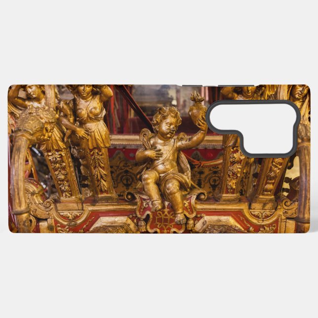 18th c. Coach detail. Museu dos Coches. Lisbon Samsung Galaxy Case (Back Horizontal)