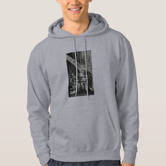 18th C. Grim Reaper Visit Hoodie