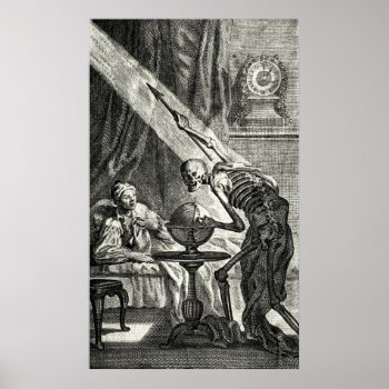 18th C. Grim Reaper Visit Poster by historicimage at Zazzle