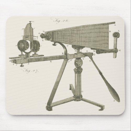 18th Century Antique Microscope Science INSTRUMENT Mouse Pad