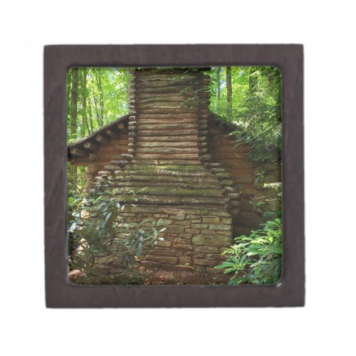 18th Century Cherokee Native American Cabin Gift Box