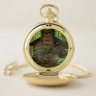 18th Century Cherokee Native American Cabin Pocket Watch