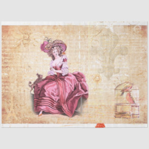 18th Century Ephemera French Tissue Paper
