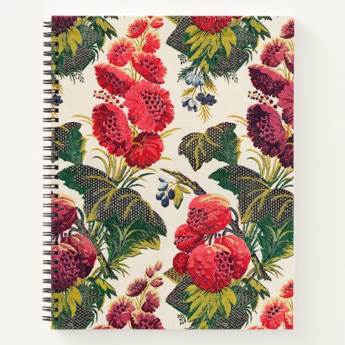18th Century Floral Pattern Bullet Journal