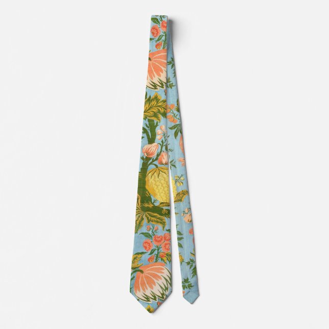 18th Century Floral pattern Neck Tie (Front)