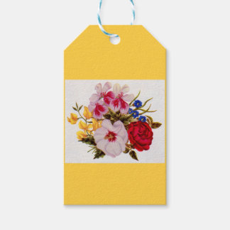 18th century flower bouquet flower arrangement gift tags