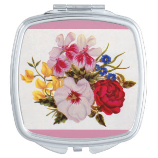 18th century flower bouquet flower arrangement makeup mirror