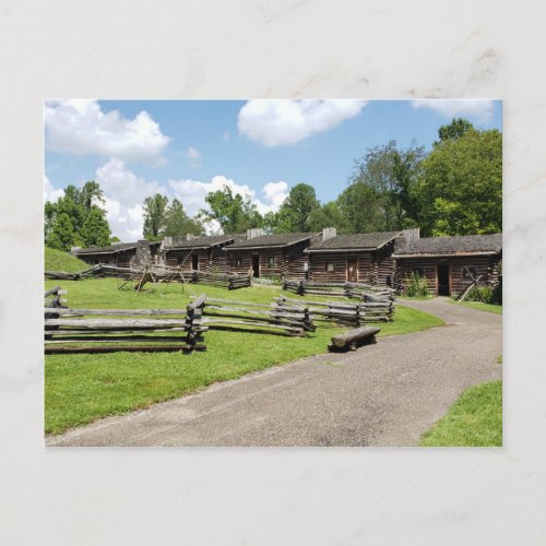 18th Century Fort Boonesborough in Kentucky Postcard