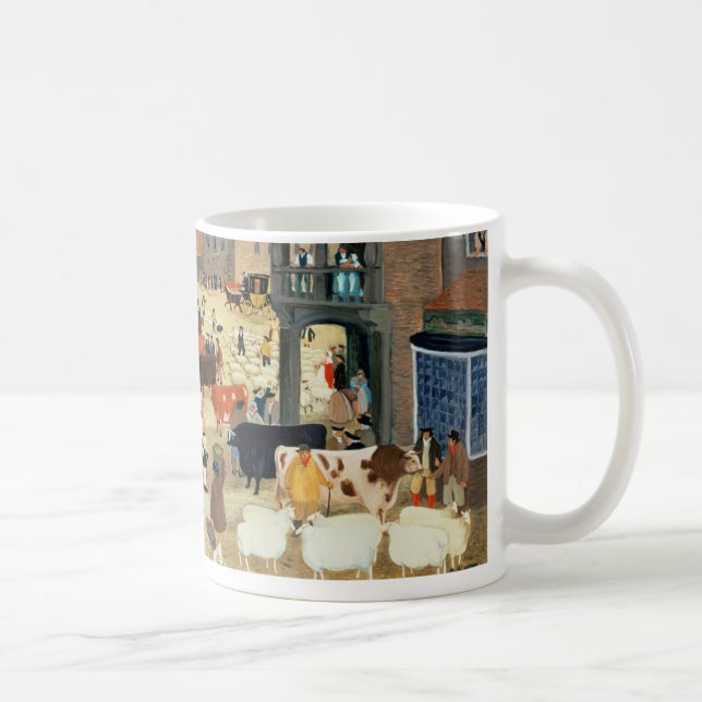 18th century Mayfair cattle market Coffee Mug (Right)