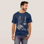 18th Century Microscope Antique Science INSTRUMENT T-Shirt