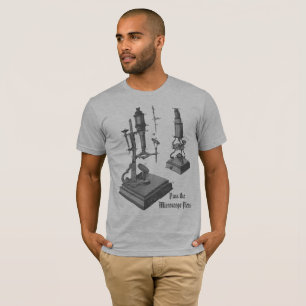 18th Century Microscope Antique Science INSTRUMENT T-Shirt