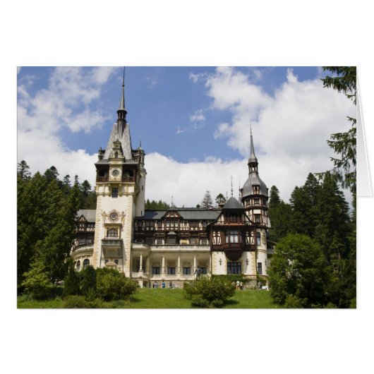 18th Century Peles Castle, Sinaia, Romania, (Front Horizontal)