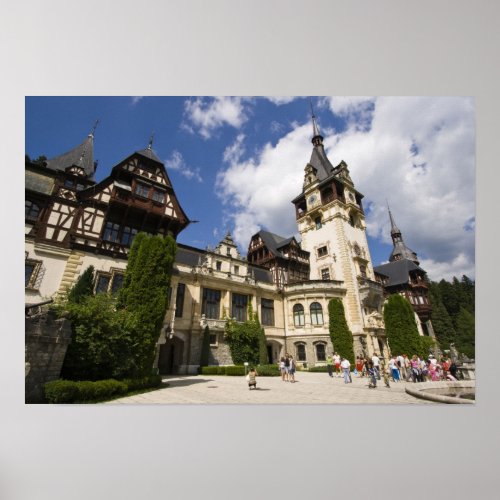 18th Century Peles Castle Sinaia Romania 2 Poster