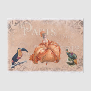 18th Century Royal Ephemera Paris Tissue Paper