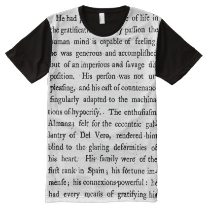 18th Century Text T-Shirt