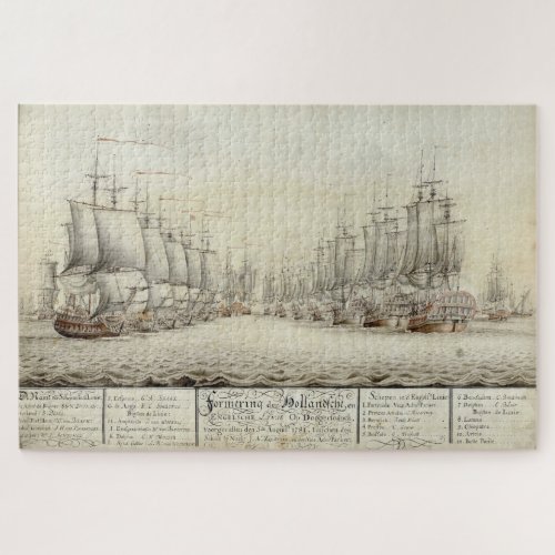 18TH CENTURY WAR SHIPS CHALLANGING JIGSAW PUZZLE