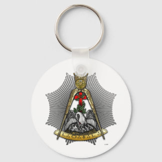 18th Degree: Knight of the Rose Croix Keychain