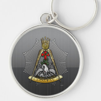 18th Degree: Knight of the Rose Croix Keychain