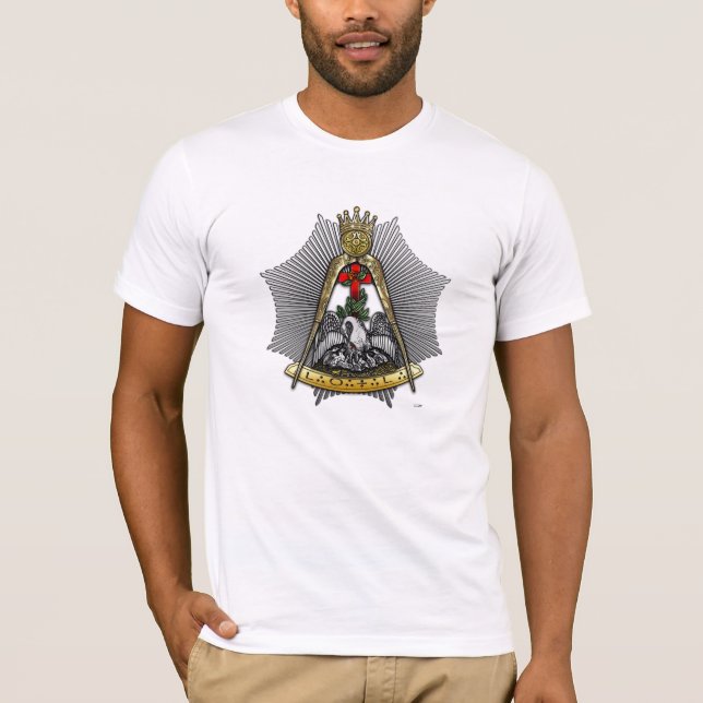 18th Degree: Knight of the Rose Croix T-Shirt (Front)