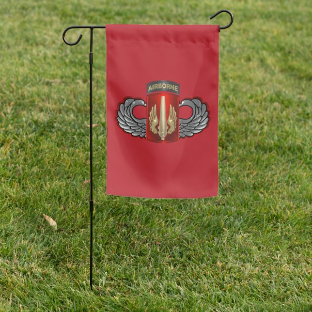 18th Field Artillery Brigade (Airborne) Garden Flag (In SItu)
