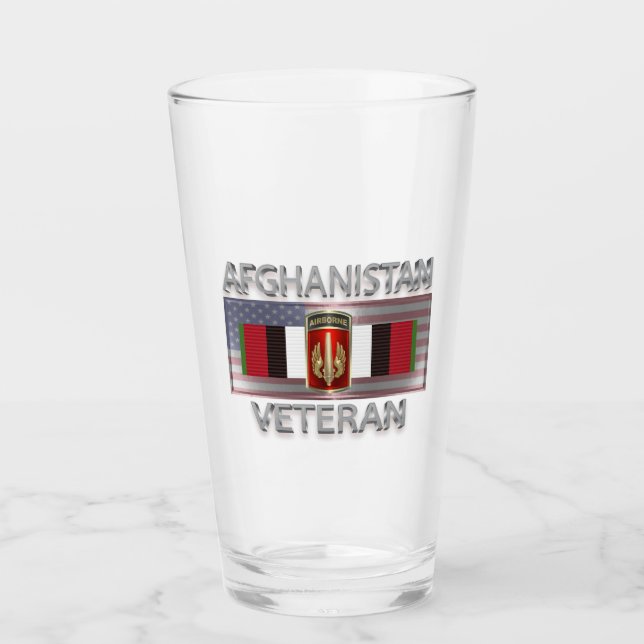 18th Field Artillery Brigade Airborne Glass (Front)
