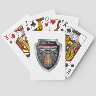 18th Field Artillery Brigade Airborne Poker Cards