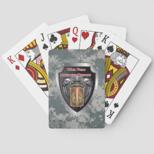 18th Field Artillery Brigade Airborne Poker Cards