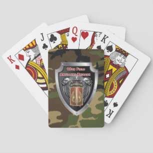 18th Field Artillery Brigade Airborne Poker Cards